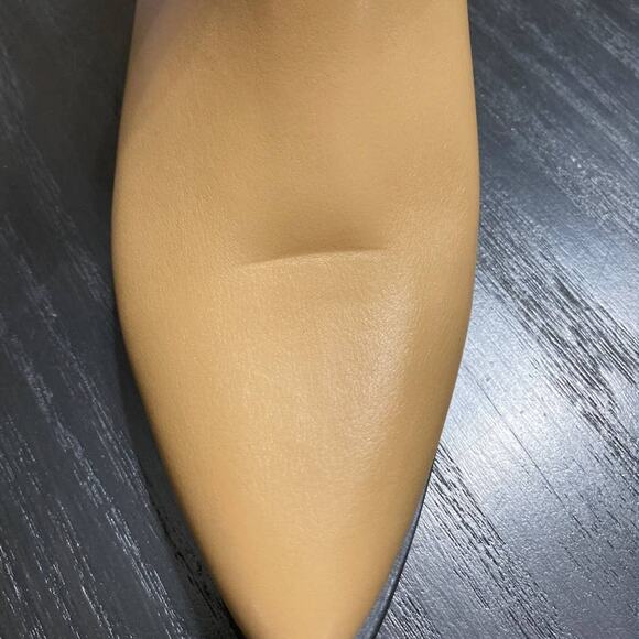 New A New Day Gwen Tan Faux Leather Pointed Toe Block Heel Ankle Boots Size 6.5 - Picture 8 of 8